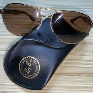 Rayban rb3457 Gold Brown sunglasses